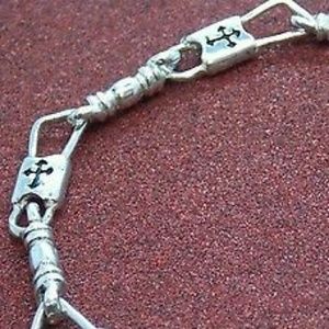 Fishers of Men Acts Sterling Silver Bracelet Budded 8 in